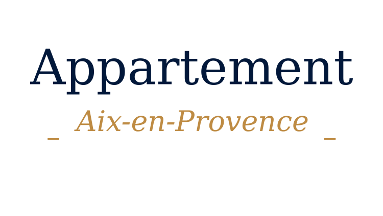 Appartement Aix-en-provence